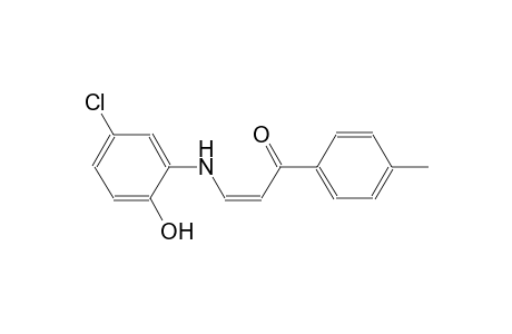 (2Z)-3-(5-chloro-2-hydroxyanilino)-1-(4-methylphenyl)-2-propen-1-one