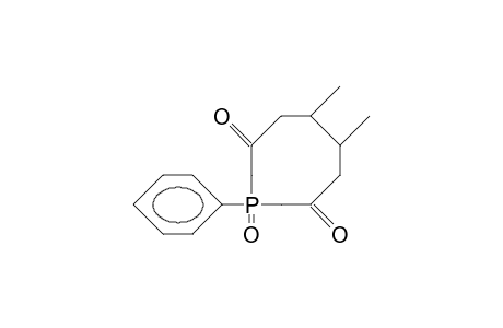 cis-5,6-Dimethyl-trans-1-phenyl-1,3,8-trioxo-phosphanone