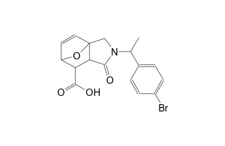 3-[1-(4-bromophenyl)ethyl]-4-oxo-10-oxa-3-azatricyclo[5.2.1.0~1,5~]dec-8-ene-6-carboxylic acid