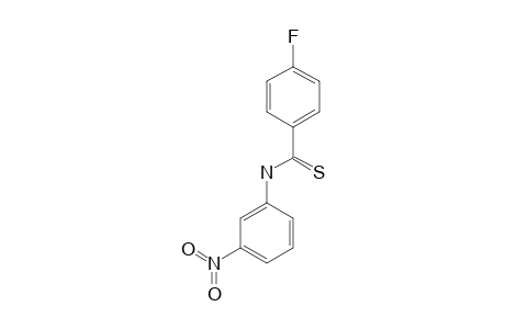 4-fluoro-N-(3-nitrophenyl)thiobenzamide