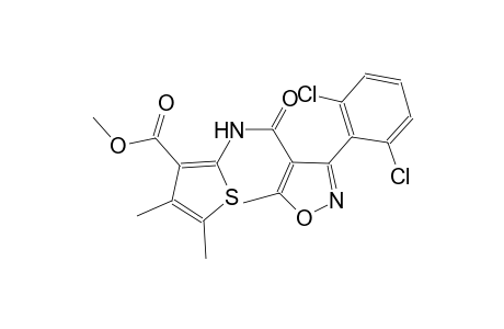 methyl 2-({[3-(2,6-dichlorophenyl)-5-methyl-4-isoxazolyl]carbonyl}amino)-4,5-dimethyl-3-thiophenecarboxylate