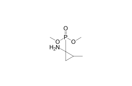 Dimethyl 1-amino-2-methylcyclopropane - phosphonate