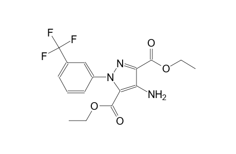 1H-pyrazole-3,5-dicarboxylic acid, 4-amino-1-[3-(trifluoromethyl)phenyl]-, diethyl ester