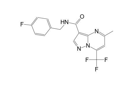 N-(4-fluorobenzyl)-5-methyl-7-(trifluoromethyl)pyrazolo[1,5-a]pyrimidine-3-carboxamide