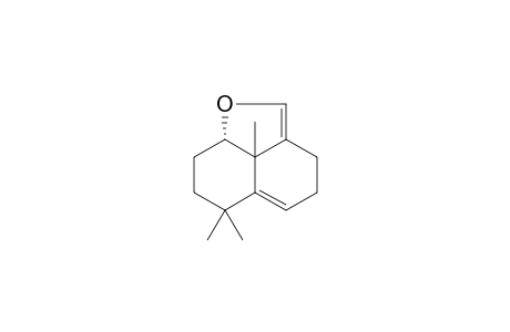 (-)-.3,4,6,7,8,8a.beta.-Hexahydro-6,6,8b.beta.-trimethyl-2H-naphtho[1,8-bc]furan