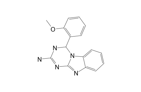 4-(2-METHOXYPHENYL)-3,4-DIHYDRO-[1,3,5]-TRIAZINO-[1,2-A]-BENZIMIDAZOLE-2-AMINE