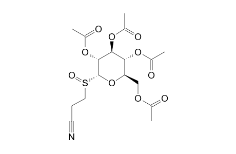 [R-(S)]-3-[(2,3,4,6-TETRA-O-ACETYL-ALPHA-D-GLUCOPYRANOSYL)-SULFINYL]-PROPANE-NITRILE