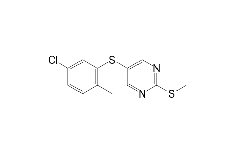 5-[(5-chloro-o-tolyl)thio]-2-(methylthio)pyrimidine