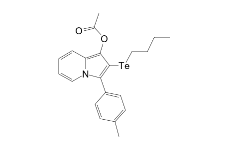 2-(butyltellanyl)-3-(p-tolyl)indolizin-1-yl acetate