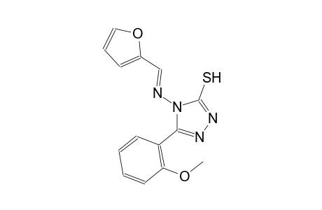4-{[(E)-2-furylmethylidene]amino}-5-(2-methoxyphenyl)-4H-1,2,4-triazole-3-thiol