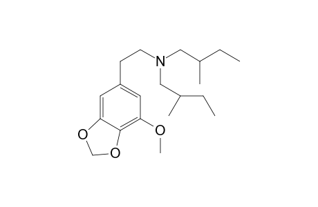 N,N-Bis-(2-Methylbutyl)-3-methoxy-4,5-methylenedioxyphenethylamine
