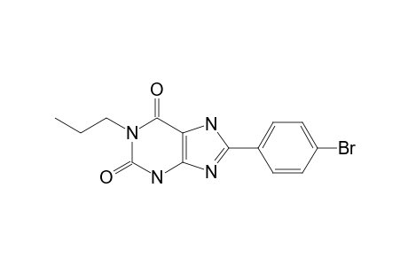 8-(4-BROMOPHENYL)-1-PROPYLXANTHINE