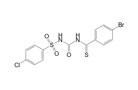 1-(p-bromothiobenzoyl)-3-[(p-chlorophenyl)sulfonyl]urea