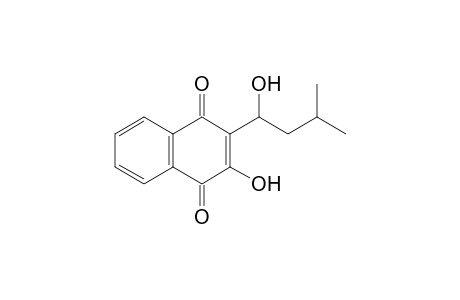 1,4-Naphthalenedione, 2-hydroxy-3-(1-hydroxy-3-methylbutyl)-