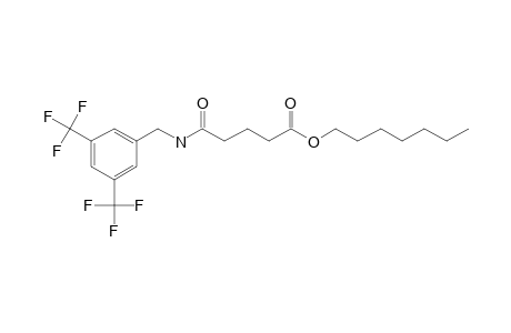 Glutaric acid, monoamide, N-(3,5-di(trifluoromethyl)benzyl)-, heptyl ester