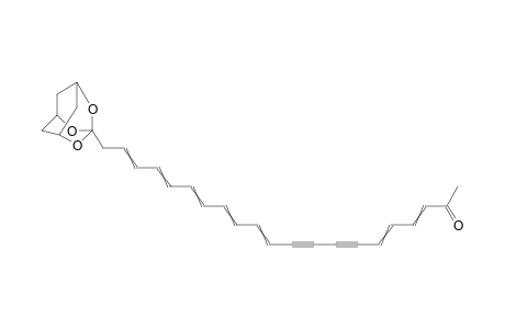 21-(2,4,10-trioxa-adamant-3-yl)-heneicosan-3,5,11,13,15,17,19-heptaen-7,9-diyn-2-one