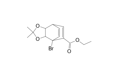 (1S,2S,3S,4R)-1-Bromo-6-(ethoxycarbonyl)-2,3-O-isopropylidenebicyclo[2.2.2]octa-5,7-dien-2,3-diol