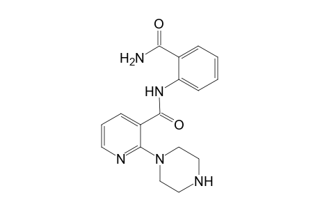 N-(2-carbamoylphenyl)-2-(piperazin-1-yl)pyridine-3-carboxamide