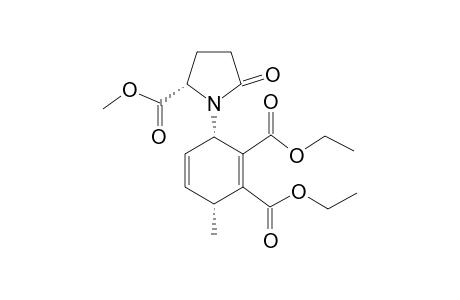 (3S,6R)-Diethyl-3-((S)-2-(methoxycarbonyl)-5-oxopyrrolidin-1-yl)-6-methylcyclohexa-1,4-diene-1,2-dicarboxylate