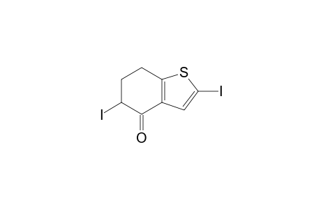 (+-)-2,5-Diiodo-6,7-dihydro-1-benzothiophene-4(5H)-one