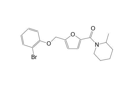 2-bromophenyl {5-[(2-methyl-1-piperidinyl)carbonyl]-2-furyl}methyl ether