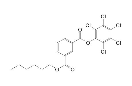 Isophthalic acid, hexyl pentachlorophenyl ester