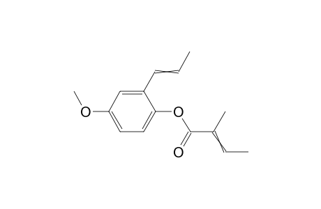 4-Methoxy-2-(1-propenyl)phenyltiglate