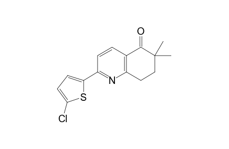 2-(5-Chlorothiophen-2-yl)-6,6-dimethyl-7,8-dihydroquinolin-5(6H)-one