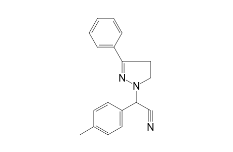 1H-Pyrazole-1-acetonitrile, 4,5-dihydro-.alpha.-(4-methylphenyl)-3-phenyl-