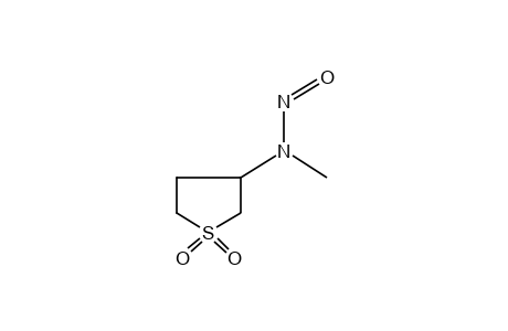N-methyl-N-nitrosotetrahydro-3-thiophenamine, 1,1-dioxide