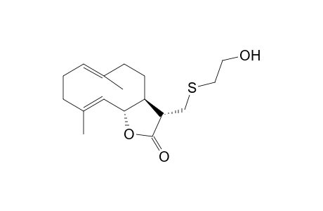 3,7-Dimethyl-11-(hydroxyethylthiomethyl)bicyclo[8.3.0]dodeca-2,6-dien-12-one