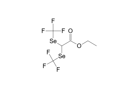 Ethyl bis[(trifluoromethyl)selanyl]acetate
