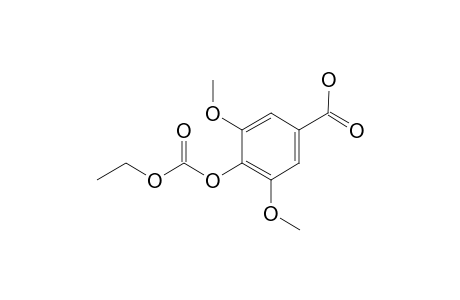 4-carbethoxyoxy-3,5-dimethoxy-benzoic acid