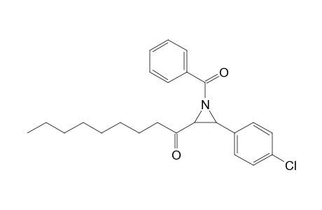N-Benzoyl-2-(1-oxononyl)-3-(4-chlorophenyl)aziridine