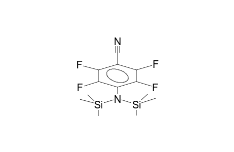 N,N-BIS(TRIMETHYLSILYL)-4-CYANOTETRAFLUOROANILINE