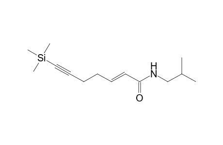 (E)-N-(2-Methylpropyl)-7-trimethylsilyl-2-hepten-6-ynamide