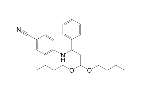 3-(4-Cyanophenylamino)-3-phenylpropanal dibutyl acetal