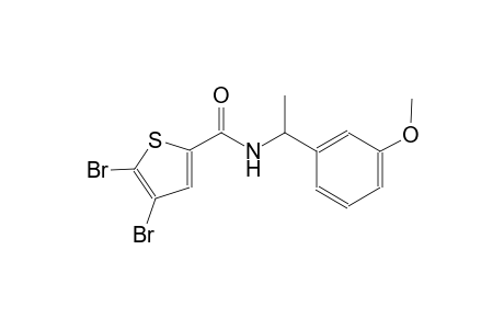 4,5-dibromo-N-[1-(3-methoxyphenyl)ethyl]-2-thiophenecarboxamide