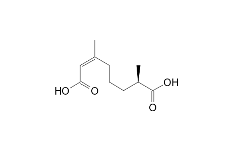 2-Octenedioic acid, 3,7-dimethyl-, [R-(Z)]-