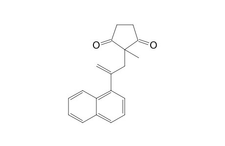 2-[2'-(Naphthalen-1"-yl)prop-2'-enyl]-2-methylcyclopentane-1,3-dione