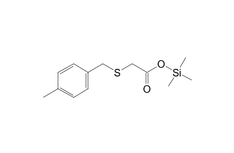 [(4-Methylbenzyl)thio]acetic acid, tms