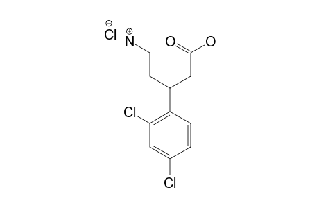 (R,S)-5-AMINO-3-(2,4-DICHLOROPHENYL)-PENTANOIC-ACID-HYDROCHLORIDE
