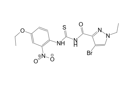N-[(4-bromo-1-ethyl-1H-pyrazol-3-yl)carbonyl]-N'-(4-ethoxy-2-nitrophenyl)thiourea