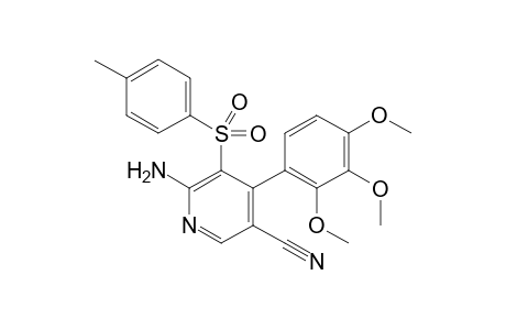 6-Amino-5-tosyl-4-(2,3,4-trimethoxyphenyl)nicotinonitrile