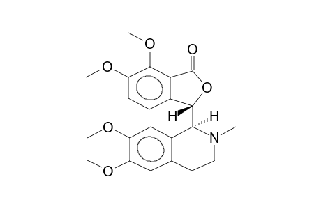 (+/-)-THREO-1-[1'-(4',5'-DIMETHOXYPHTHALIDYL)]-2-METHYL-6,7-DIMETHOXY-1,2,3,4-TETRAHYDROISOQUINOLINE