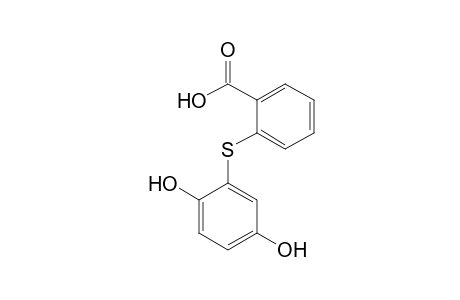 Benzoic acid, 2-[(2,5-dihydroxyphenyl)thio]-