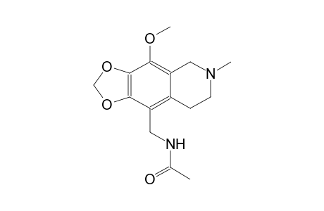 acetamide, N-[(5,6,7,8-tetrahydro-4-methoxy-6-methyl[1,3]dioxolo[4,5-g]isoquinolin-9-yl)methyl]-