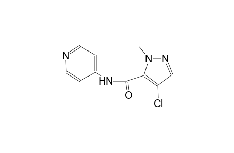 4-chloro-1-methyl-N-(4-pyridinyl)-1H-pyrazole-5-carboxamide