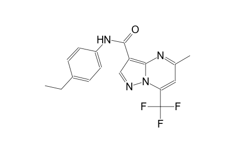 N-(4-ethylphenyl)-5-methyl-7-(trifluoromethyl)pyrazolo[1,5-a]pyrimidine-3-carboxamide