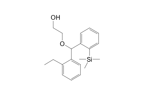 2-[(2'-Ethylphenyl)(2"-<trimethylsilyl>phenyl)methoxy]ethanol